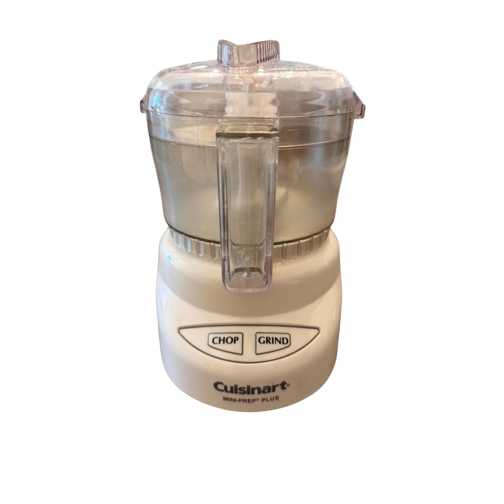 Cuisinart Mini-Prep Plus DLC-2A Food Processor White 3 Cup Chopper Grinder